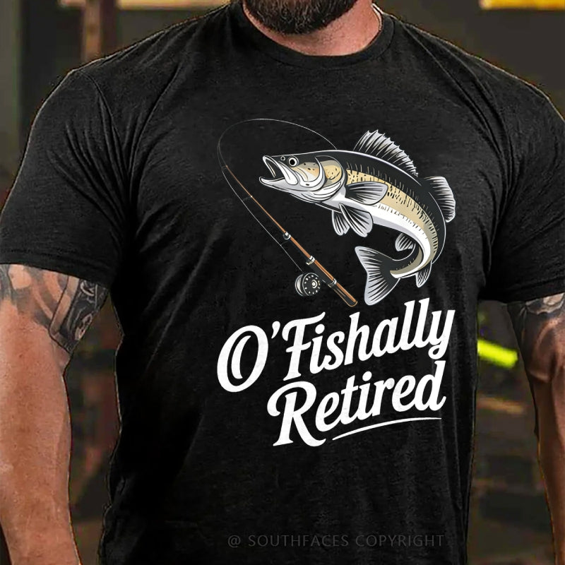 O'Fishally Retired Premium Fit Mens T-Shirt