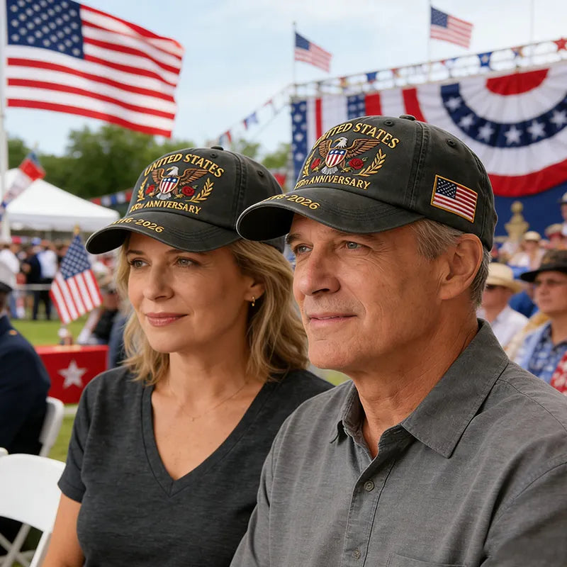 U.S. 250th Anniversary Embroidery-style print Hat