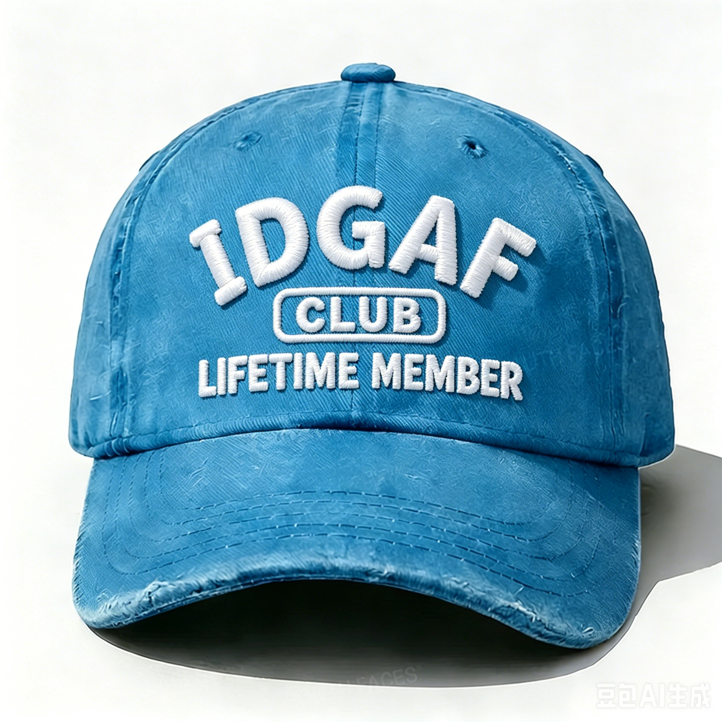 Embroidered  IDGAF Club Lifetime Member  Hat