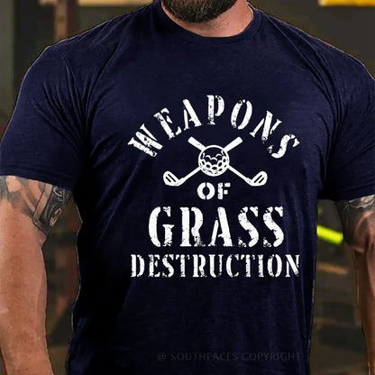 Weapons of Grass Destruction Shirt, Funny Golf T shirt, Golf Sayings Tee, Golfer Shirt, Golf Shirt for Men, Golf Lover Gifts, Golfing T-Shirt
