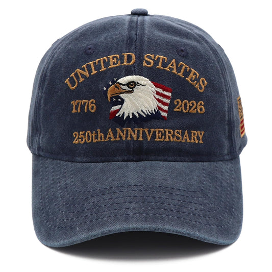 Personalized U.S. Bicentennial Commemorative Cap, Patriotic Embroidered Cap