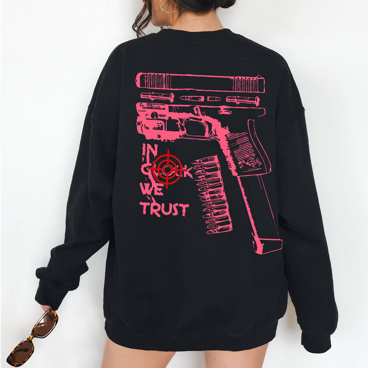 In Glock We Trust Funny  Unisex T-shirt/Crewneck/Hoodie