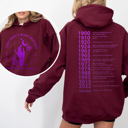 They Didn't Burn Witches They Burned Women Unisex T-shirt/Crewneck/Hoodie