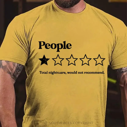 People One Star Review Funny T-Shirt