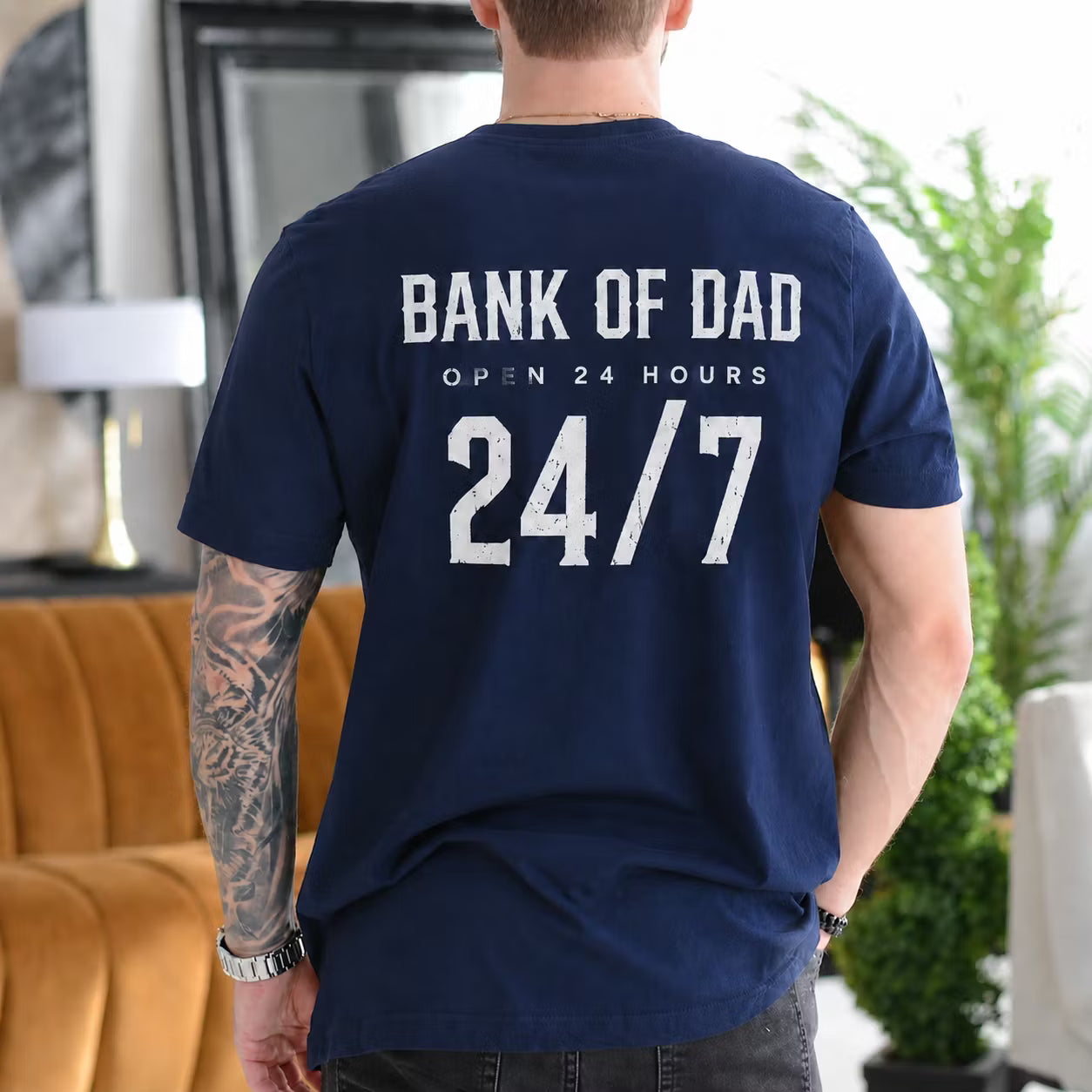 Bank of Dad Open 24 Hours 24 7 Gift Unisex T-shirt/Crewneck/Hoodie