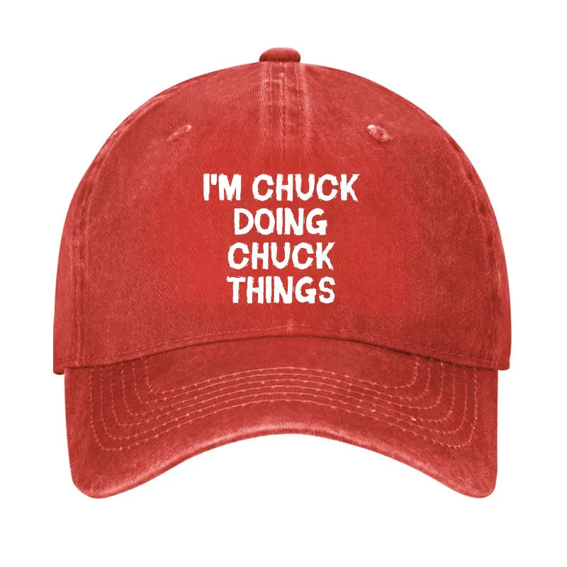 I'm Chuck doing Chuck things Hat