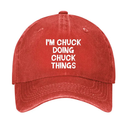 I'm Chuck doing Chuck things Hat