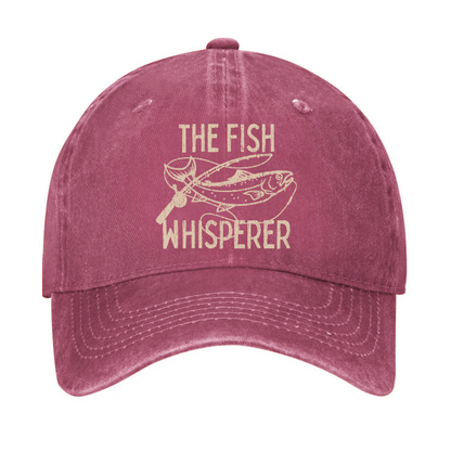 The Fish Whisperer Funny Fishing Hat