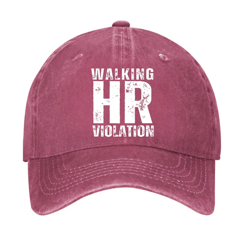 Funny Walking HR Violation Hat
