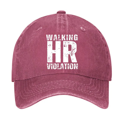 Funny Walking HR Violation Hat