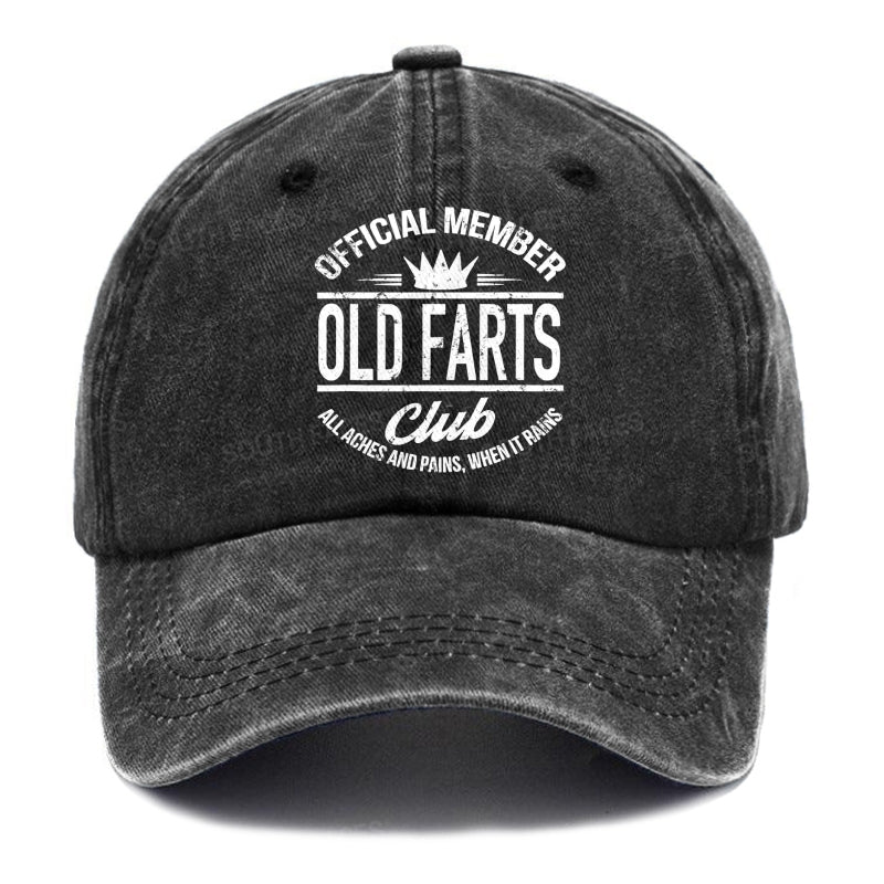 Official Member Old Farts Club All Aches And Pains,When It Pains Hats