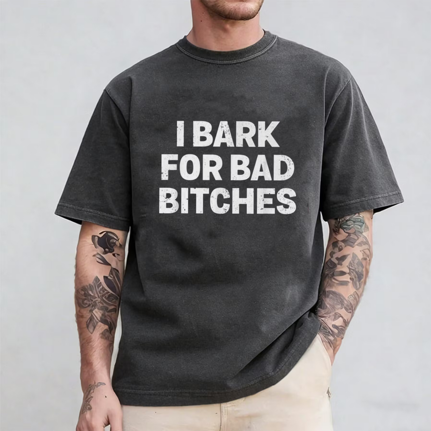I Bark For Bad Bitches Unisex Shirts/Crewneck/Hoodie