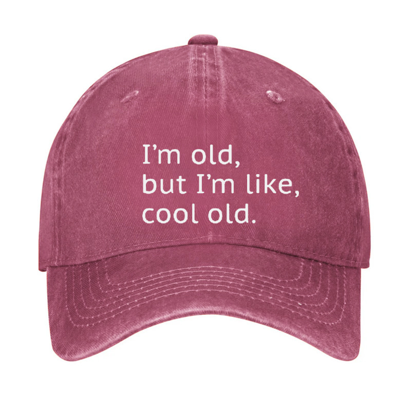 I'm Old Print Hat