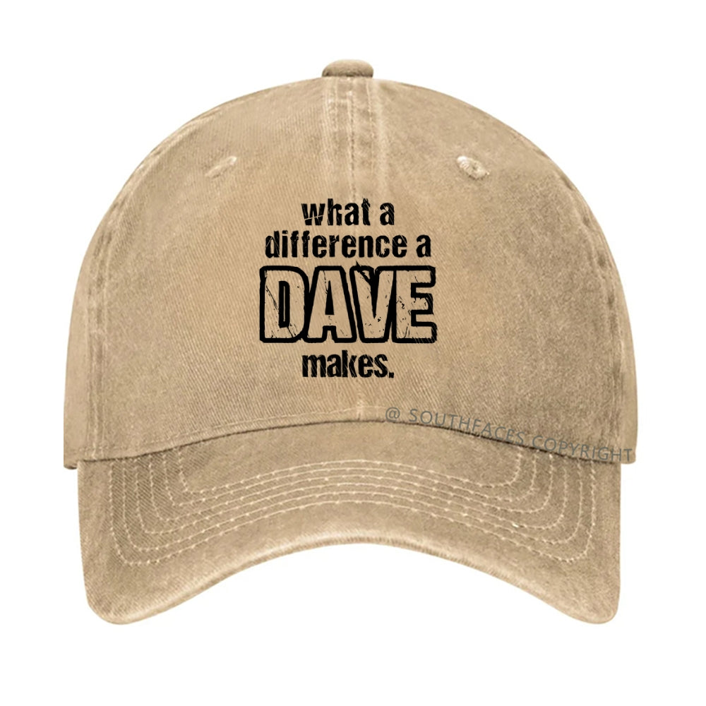 What A Differences A Dave Makes hat