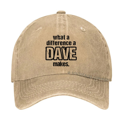 What A Differences A Dave Makes hat