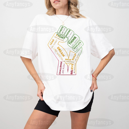 Black History Pride Fist Unisex T-shirt/Crewneck/Hoodie