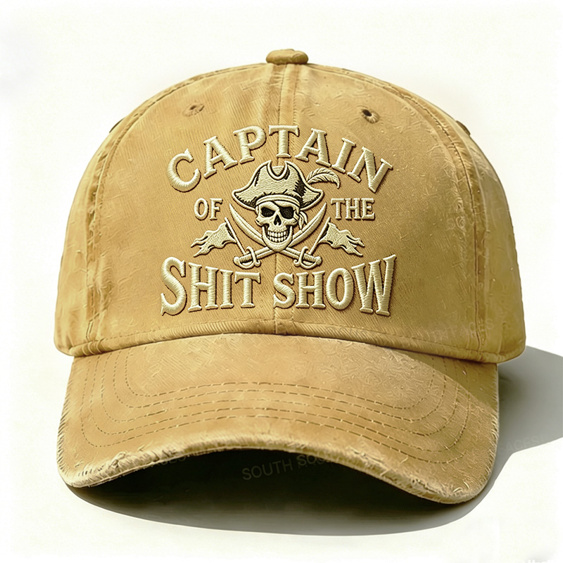 Embroidered ¡° Captain Of The Shit Show ¡± Hat