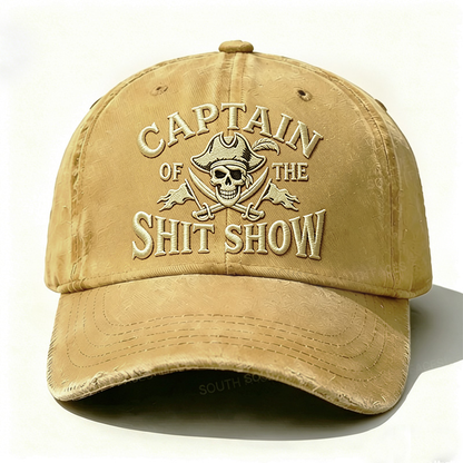 Embroidered ¡° Captain Of The Shit Show ¡± Hat