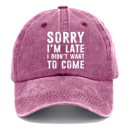 Sorry I'm Late. I Didn't Want To Come Funny Hats
