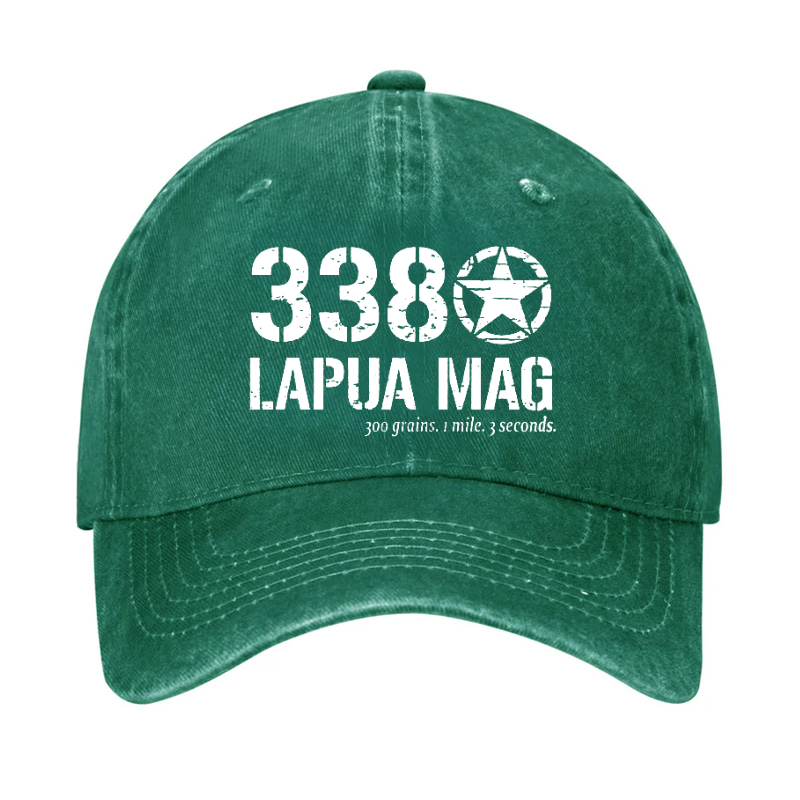 338 Lapua Mag 300 Grains 1 Mile 3 Seconds Hat